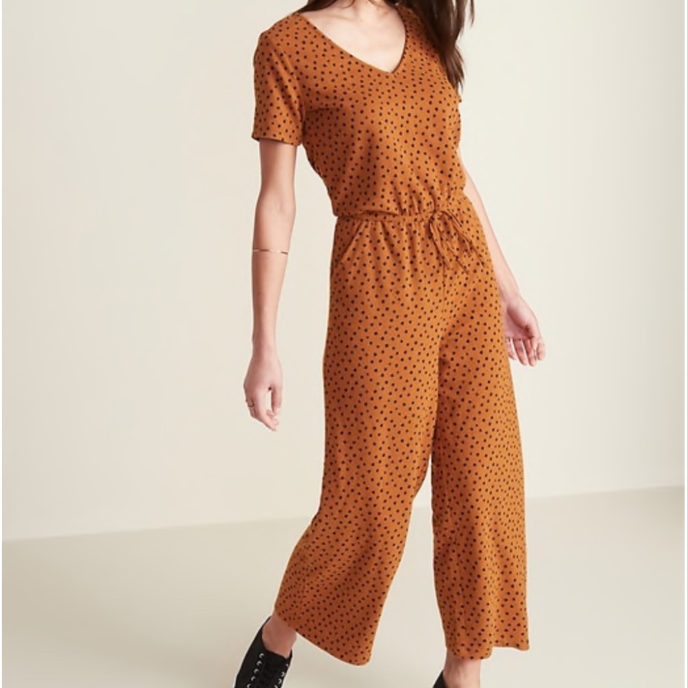 Jumpsuit - Bouclé-Knit Waist Defined